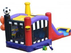 deluxe sports combo2 1 1582850886 Sports Bounce House Combo